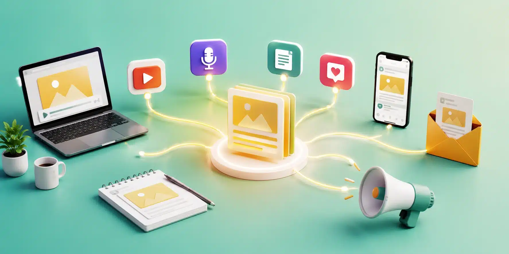 Content workflow in digital marketing