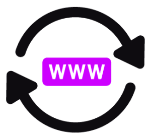 Domain renewals and management icon