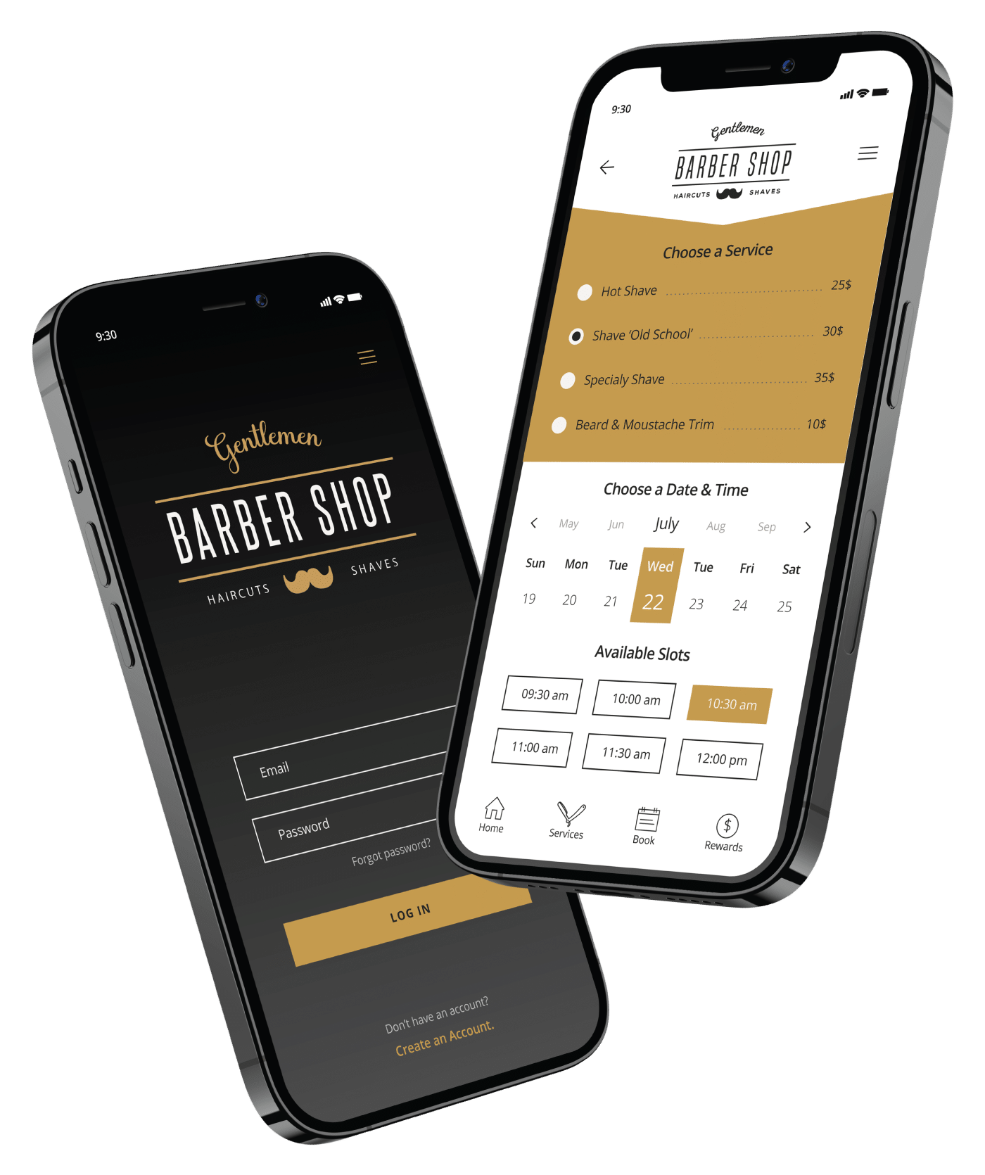 Mobile app development services illustration