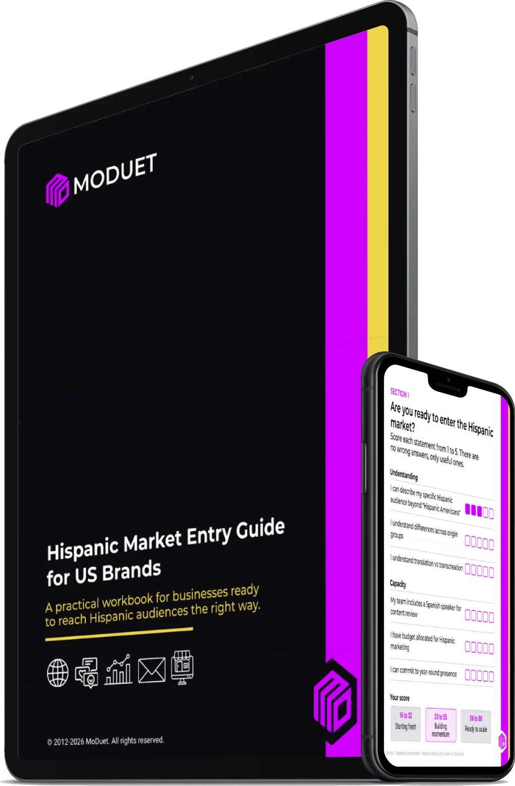 Hispanic-market-entry-guide-mockup Preview of the Hispanic Market Entry Guide workbook by MoDuet