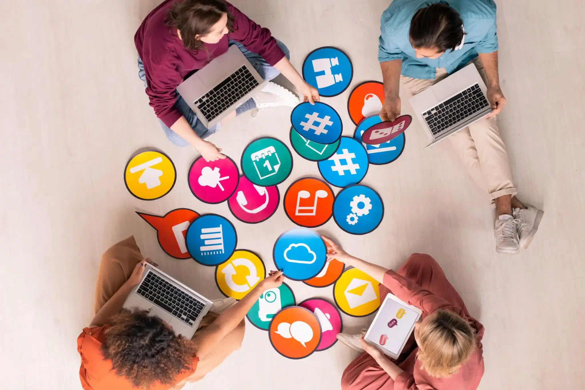 Choosing the Right Social Media Platforms for Your Business Marketing professional analyzing digital marketing channels and social media performance data to determine the best platforms for business growth.